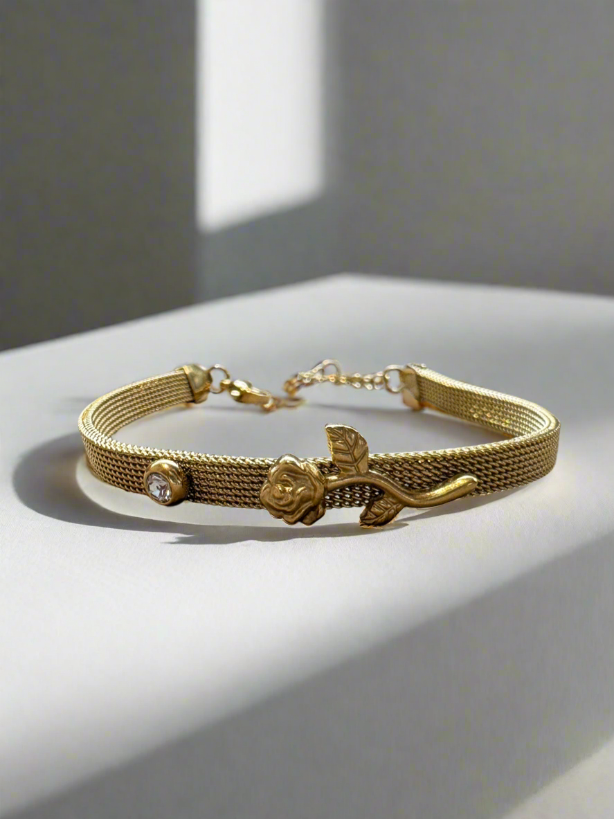 Rose Chain Bracelet