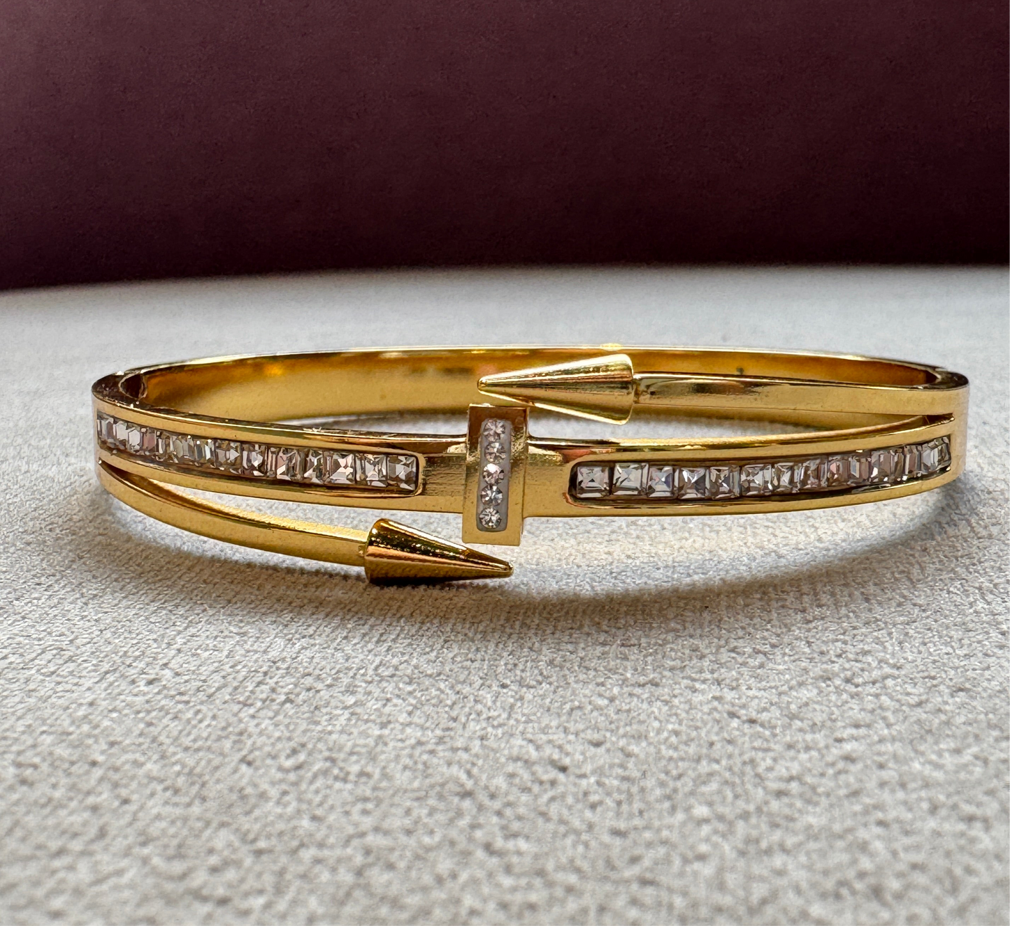 Designer Studded Nail Bracelet