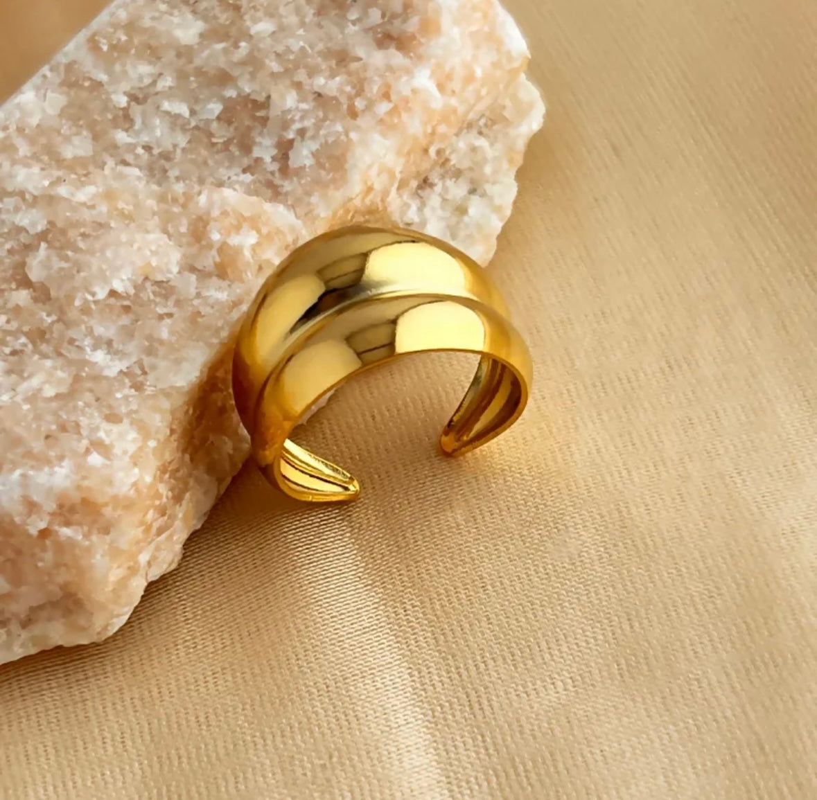 Bold Statement Gold Ring