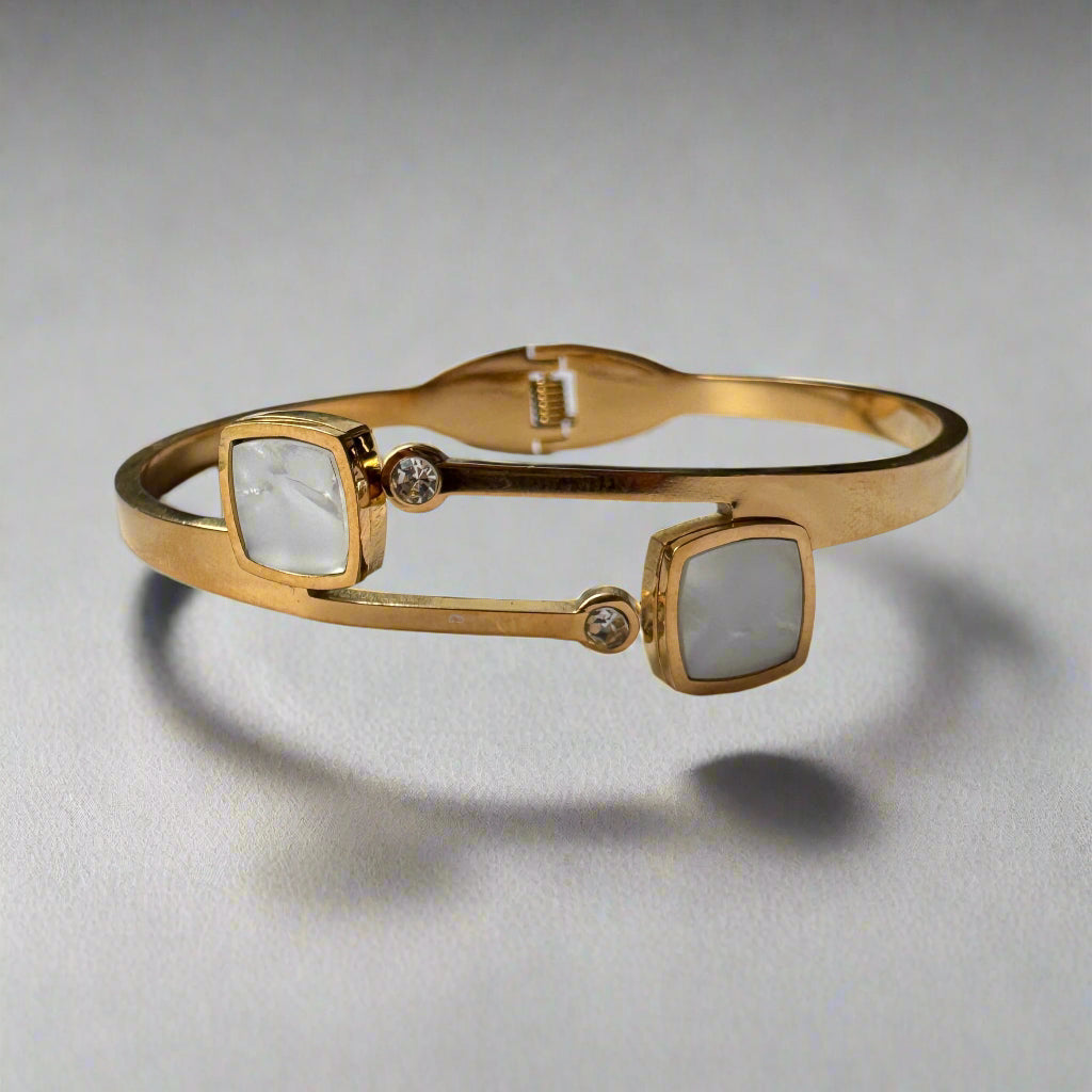 Gold White Marvel Bracelet