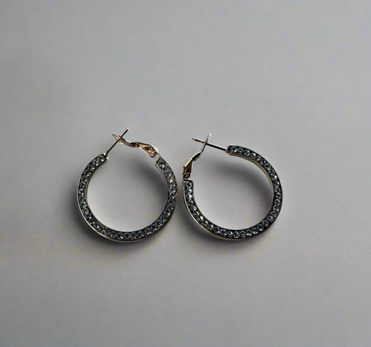 Studded Hoop Earrings