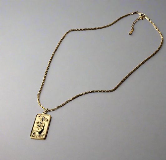 Designer Gold Pendant Necklace