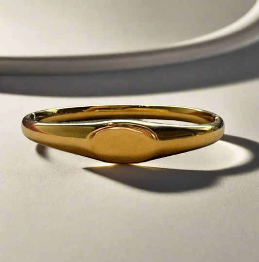 Abstract Golden Bracelet