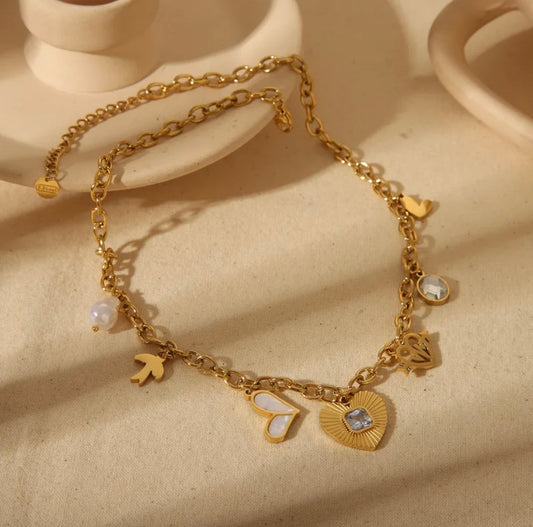 Multiple Charms Trending Necklace