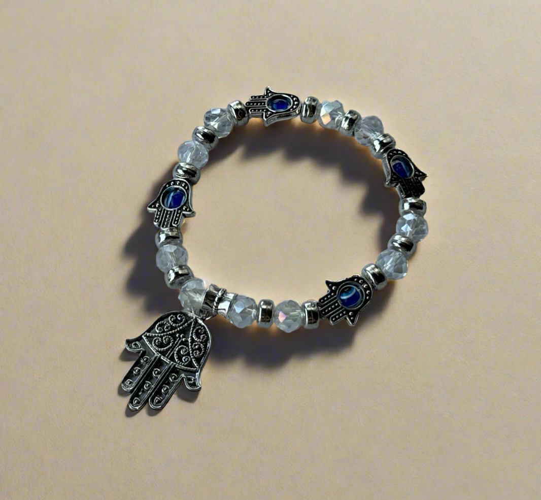 Evil Eye Crystal Beads Bracelet