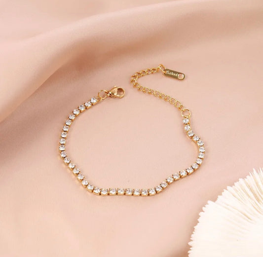 Diamond Hand Chain Bracelet
