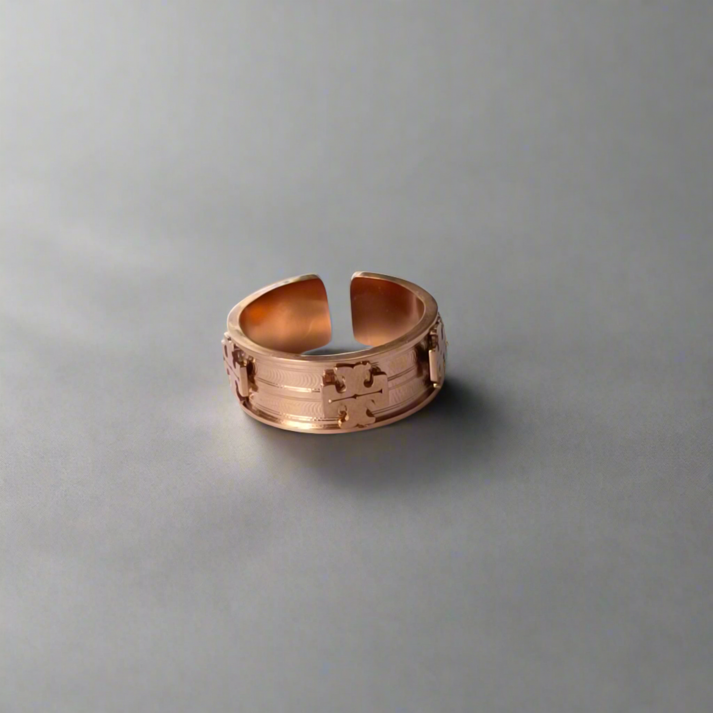 Rose Gold Embossed Ring