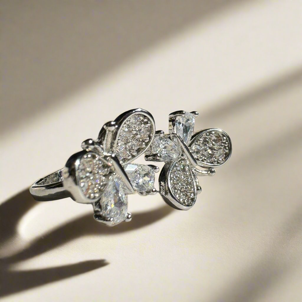 Butterfly Diamond Ring