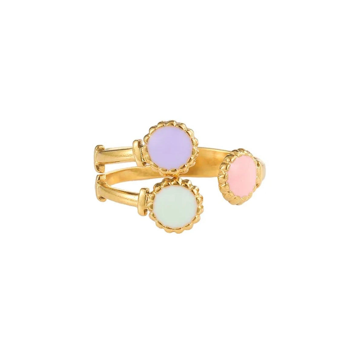 Colorful Circular Design Abstract Ring