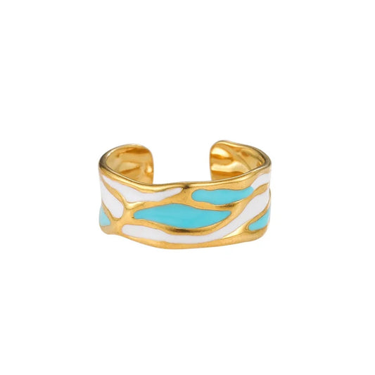 Colourful Abstract Ring